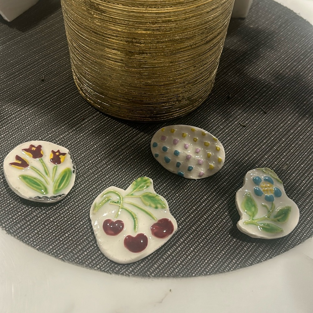 Hand made pins